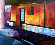 Zwischenzeit, 100x120cm, Öl auf Lw., 2014