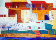 Krumau, 150x230cm